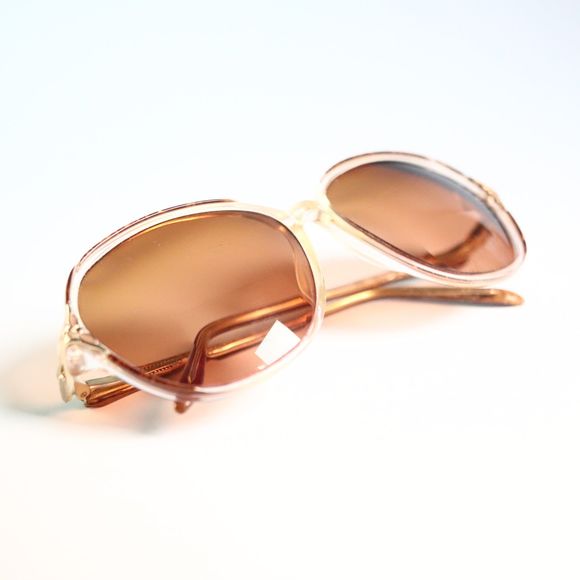 Vintage Joan Collins Secret Tortoise Marine Marron Oversize eyeglasses frame N14 - Picture 8 of 13